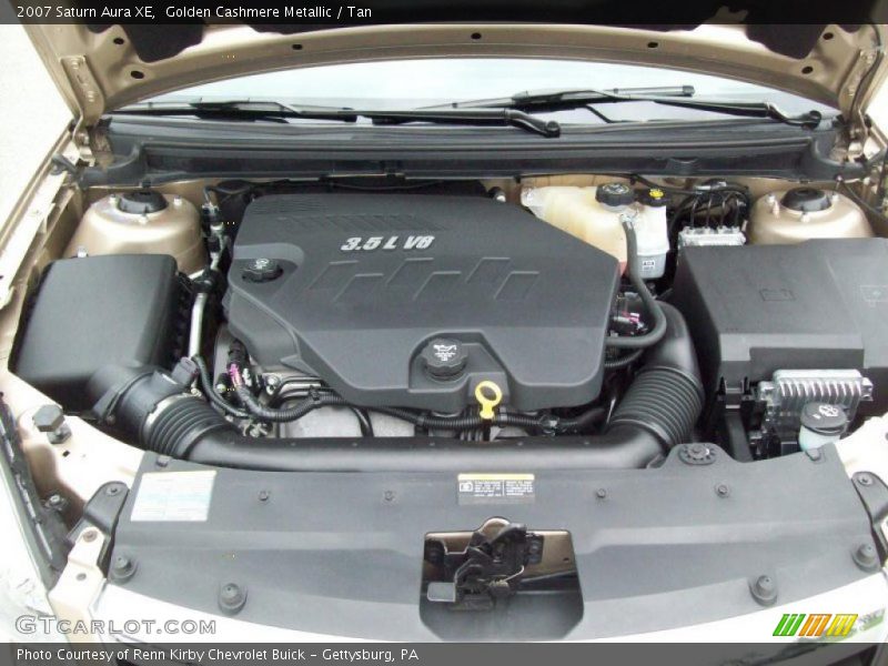 Golden Cashmere Metallic / Tan 2007 Saturn Aura XE