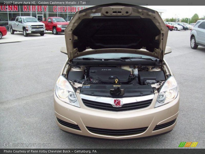 Golden Cashmere Metallic / Tan 2007 Saturn Aura XE