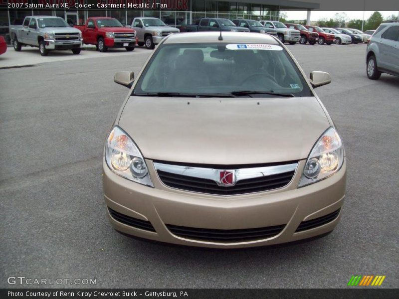 Golden Cashmere Metallic / Tan 2007 Saturn Aura XE