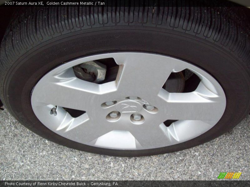Golden Cashmere Metallic / Tan 2007 Saturn Aura XE