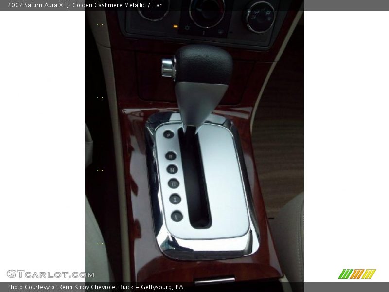 Golden Cashmere Metallic / Tan 2007 Saturn Aura XE