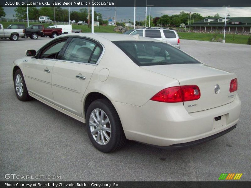 Sand Beige Metallic / Cocoa/Shale 2010 Buick Lucerne CXL