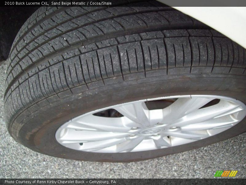 Sand Beige Metallic / Cocoa/Shale 2010 Buick Lucerne CXL