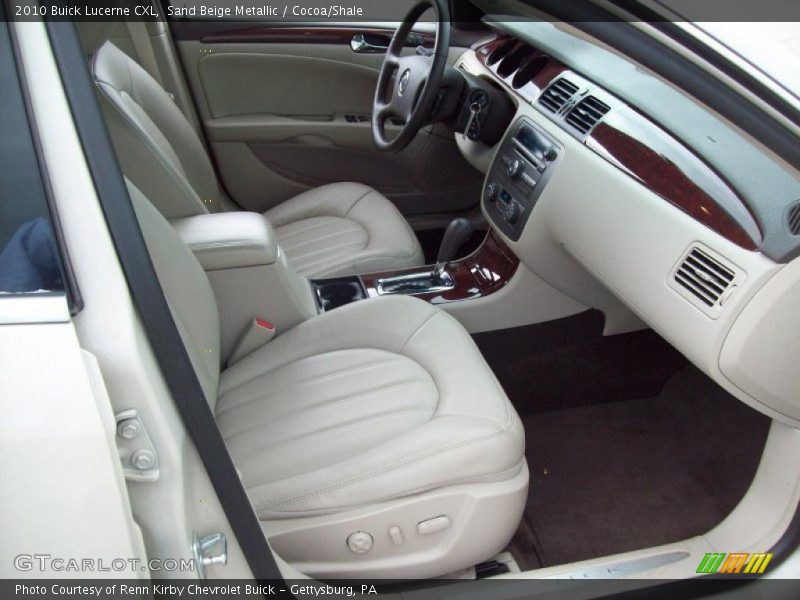 Sand Beige Metallic / Cocoa/Shale 2010 Buick Lucerne CXL