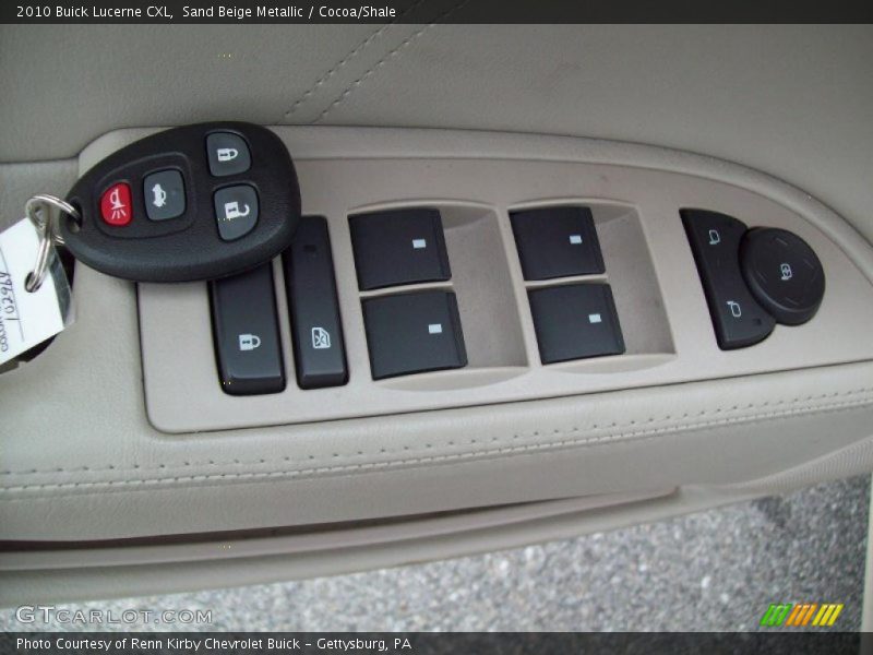 Sand Beige Metallic / Cocoa/Shale 2010 Buick Lucerne CXL