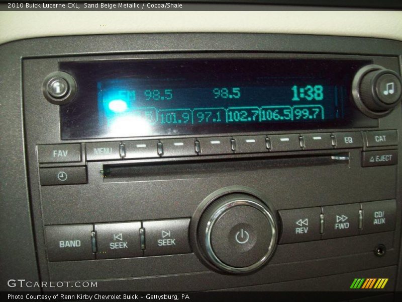 Sand Beige Metallic / Cocoa/Shale 2010 Buick Lucerne CXL