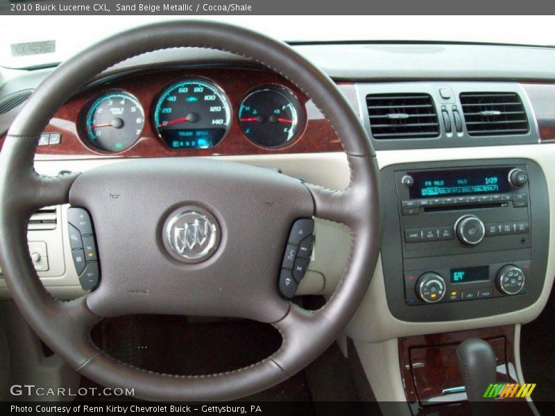 Sand Beige Metallic / Cocoa/Shale 2010 Buick Lucerne CXL