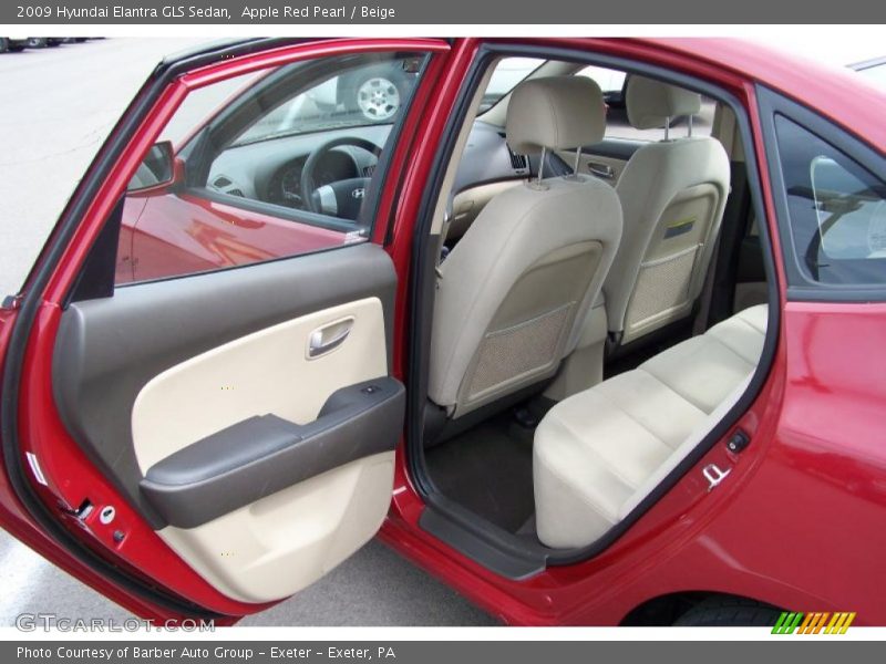 Apple Red Pearl / Beige 2009 Hyundai Elantra GLS Sedan