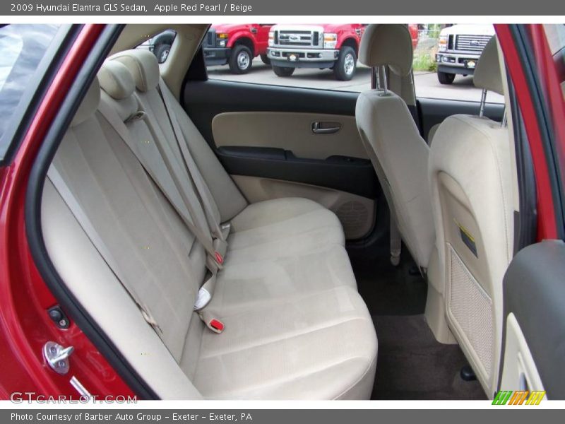 Apple Red Pearl / Beige 2009 Hyundai Elantra GLS Sedan