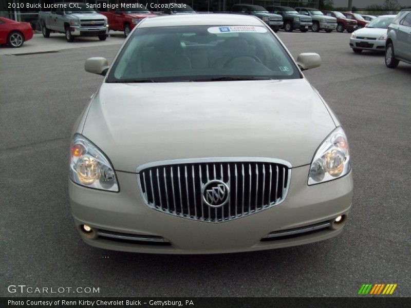 Sand Beige Metallic / Cocoa/Shale 2010 Buick Lucerne CXL