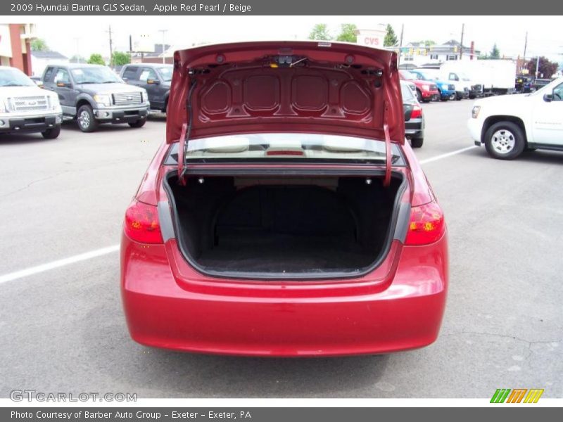 Apple Red Pearl / Beige 2009 Hyundai Elantra GLS Sedan