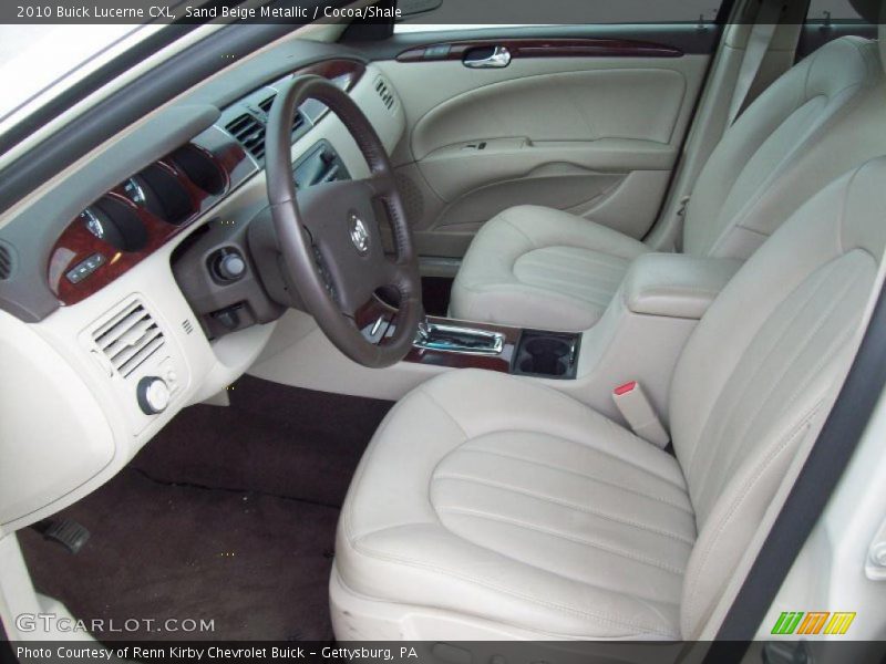 Sand Beige Metallic / Cocoa/Shale 2010 Buick Lucerne CXL