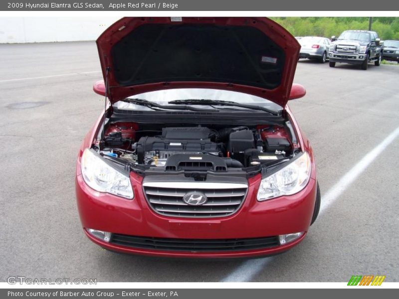 Apple Red Pearl / Beige 2009 Hyundai Elantra GLS Sedan