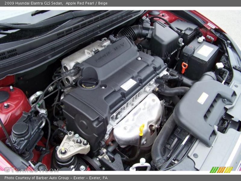 Apple Red Pearl / Beige 2009 Hyundai Elantra GLS Sedan