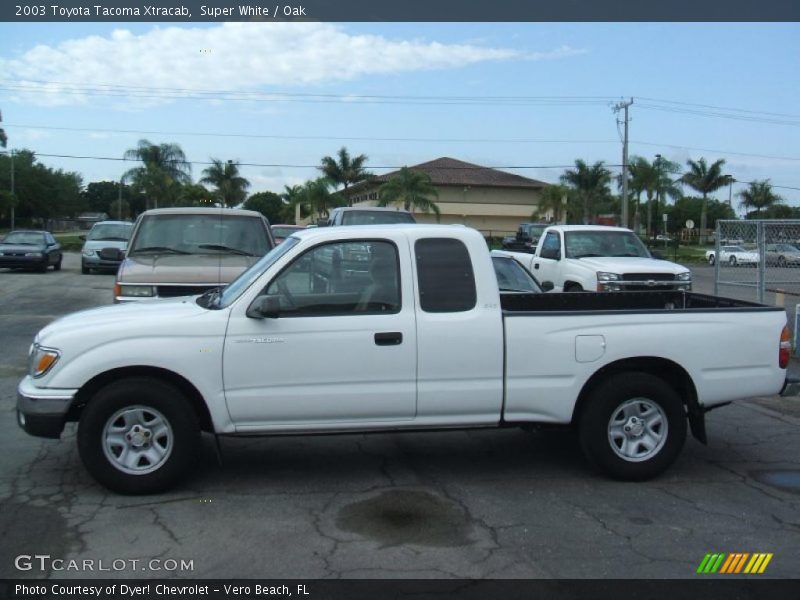 Super White / Oak 2003 Toyota Tacoma Xtracab