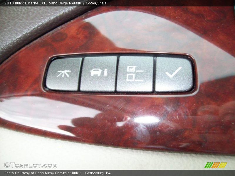 Sand Beige Metallic / Cocoa/Shale 2010 Buick Lucerne CXL