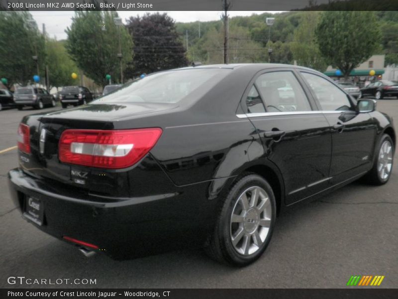 Black / Light Stone 2008 Lincoln MKZ AWD Sedan
