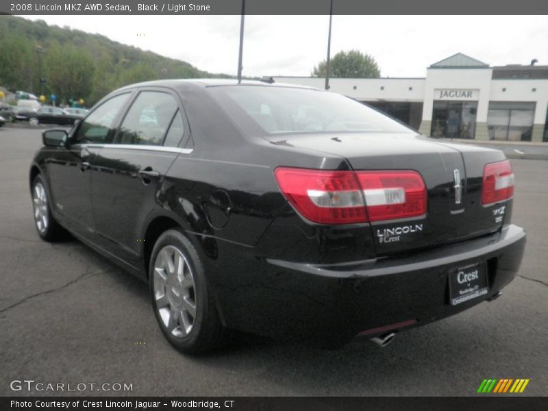 Black / Light Stone 2008 Lincoln MKZ AWD Sedan
