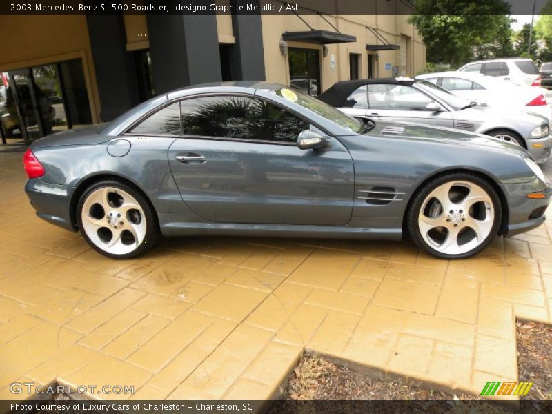 designo Graphite Metallic / Ash 2003 Mercedes-Benz SL 500 Roadster