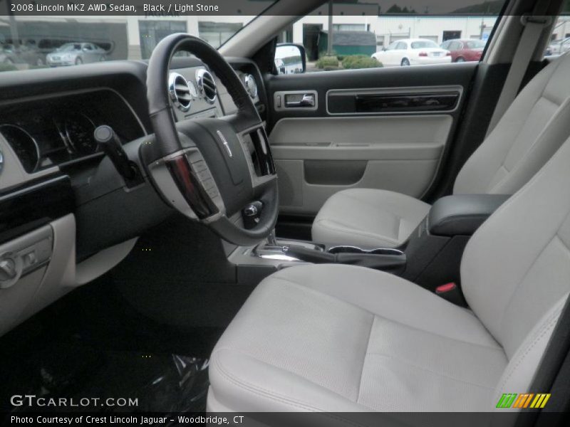 Black / Light Stone 2008 Lincoln MKZ AWD Sedan