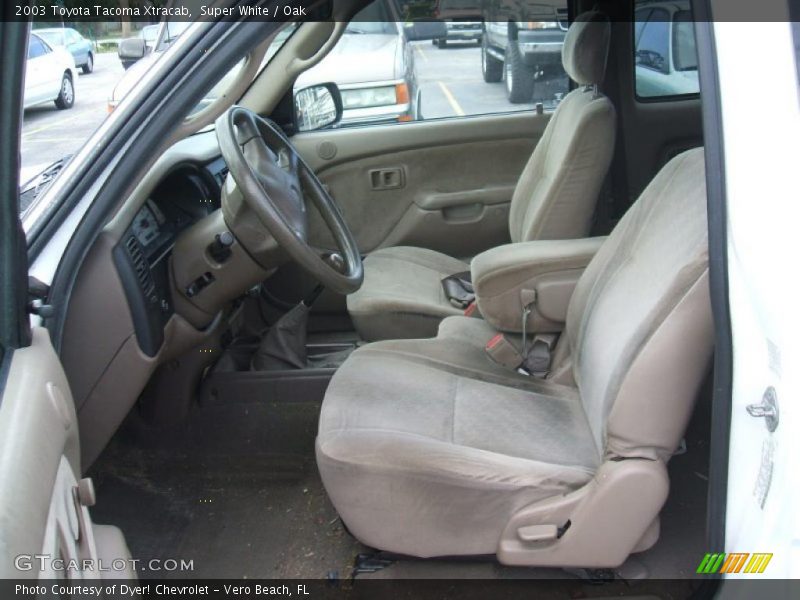 Super White / Oak 2003 Toyota Tacoma Xtracab