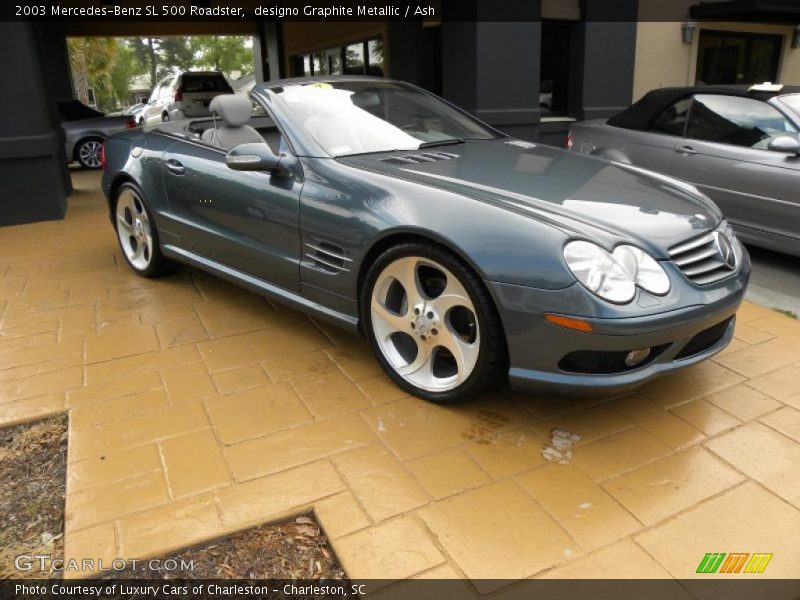 designo Graphite Metallic / Ash 2003 Mercedes-Benz SL 500 Roadster