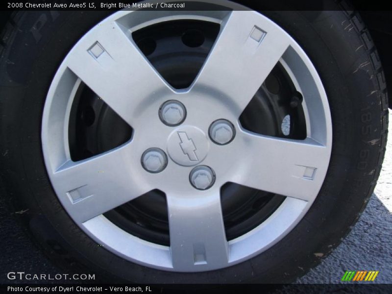 Bright Blue Metallic / Charcoal 2008 Chevrolet Aveo Aveo5 LS
