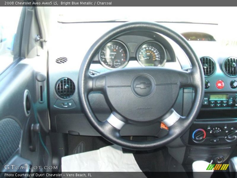 Bright Blue Metallic / Charcoal 2008 Chevrolet Aveo Aveo5 LS