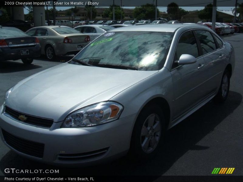 Silver Ice Metallic / Ebony 2009 Chevrolet Impala LT