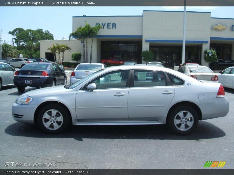 Silver Ice Metallic / Ebony 2009 Chevrolet Impala LT