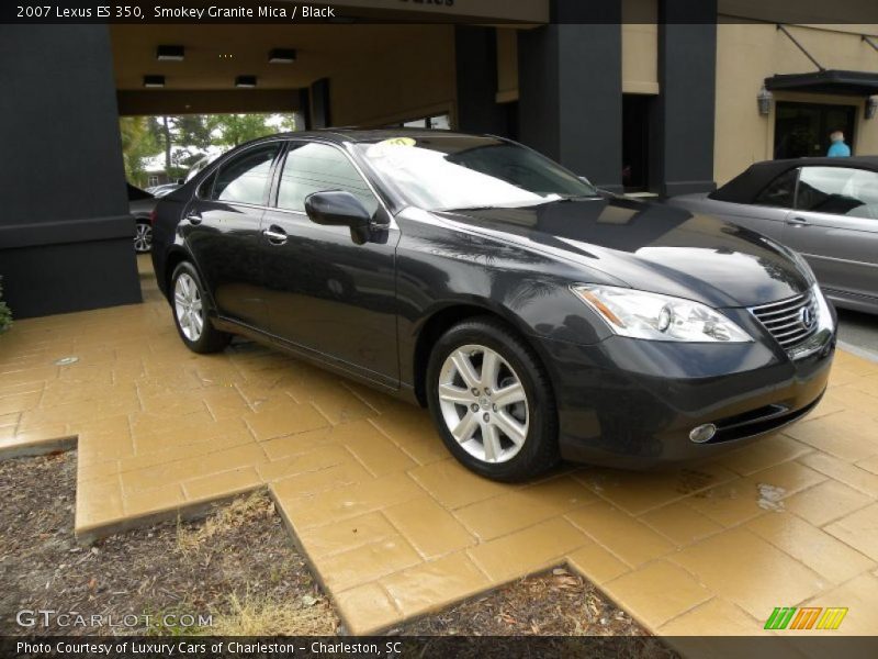 Smokey Granite Mica / Black 2007 Lexus ES 350