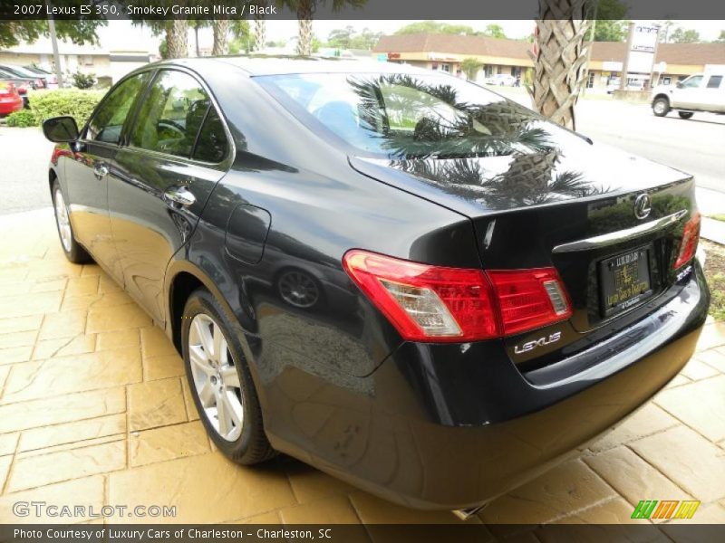 Smokey Granite Mica / Black 2007 Lexus ES 350
