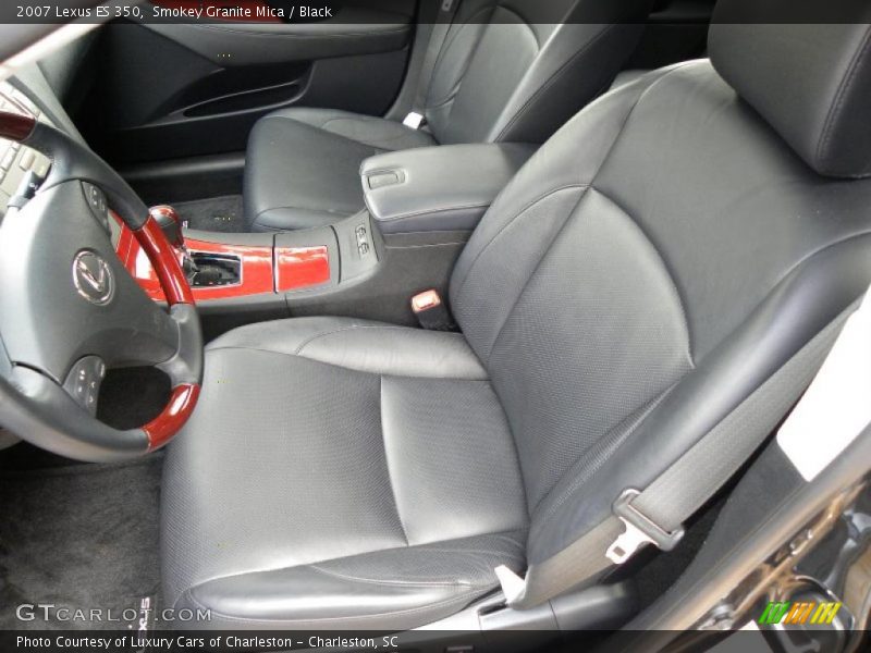 Smokey Granite Mica / Black 2007 Lexus ES 350