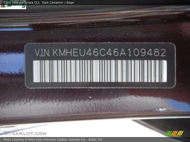 Dark Cinnamon / Beige 2006 Hyundai Sonata GLS