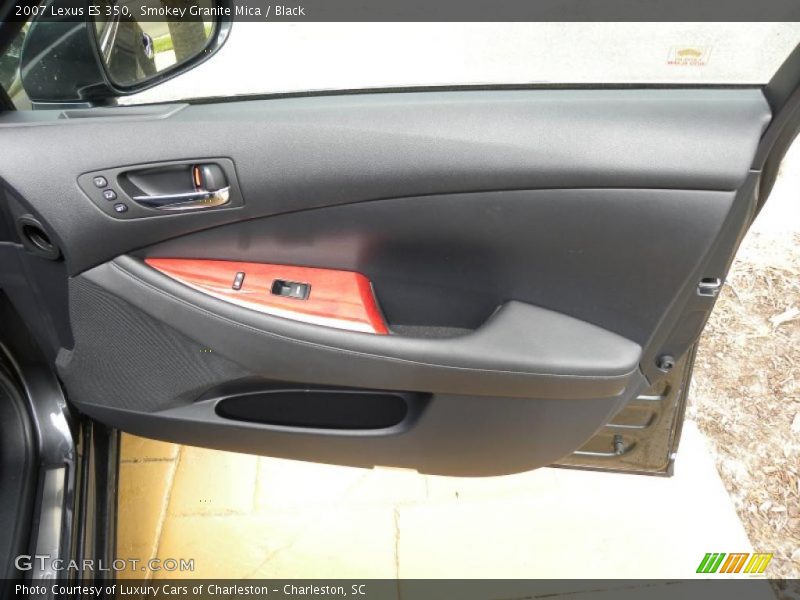 Smokey Granite Mica / Black 2007 Lexus ES 350