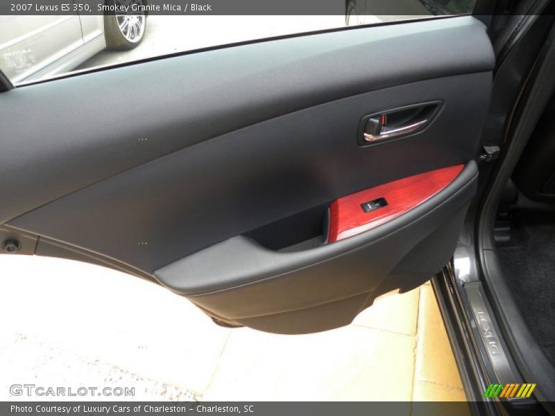 Smokey Granite Mica / Black 2007 Lexus ES 350