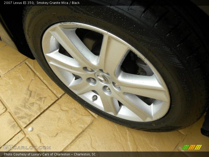Smokey Granite Mica / Black 2007 Lexus ES 350