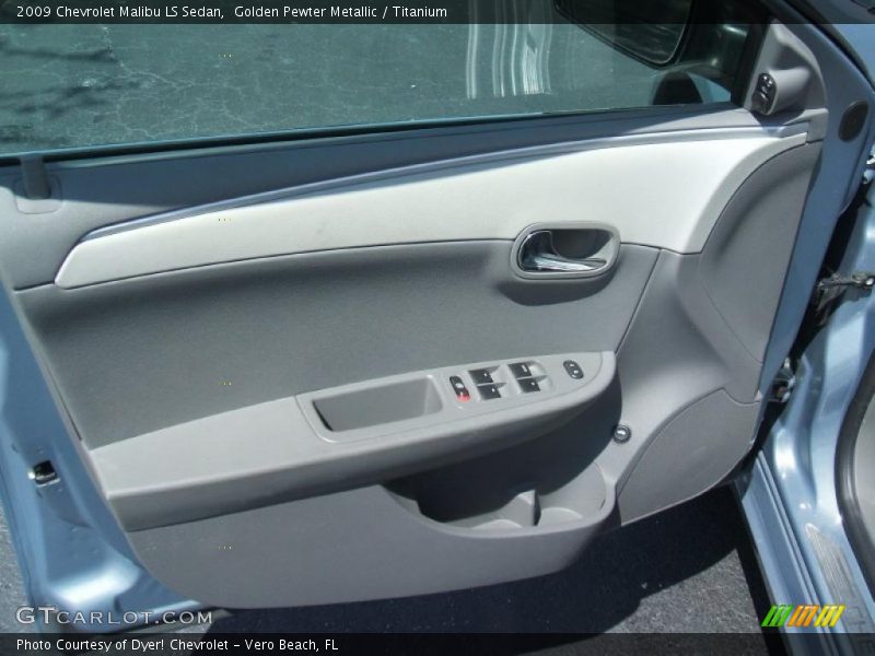 Golden Pewter Metallic / Titanium 2009 Chevrolet Malibu LS Sedan