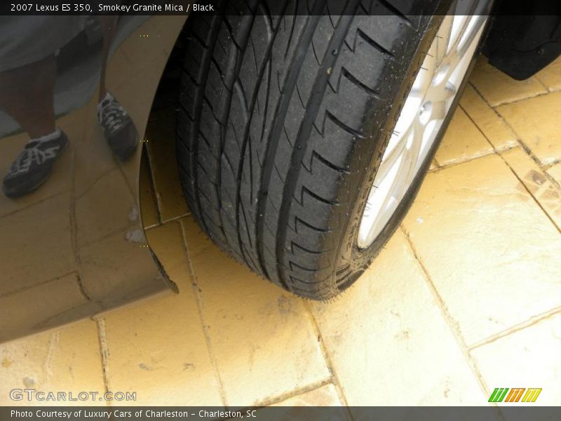 Smokey Granite Mica / Black 2007 Lexus ES 350