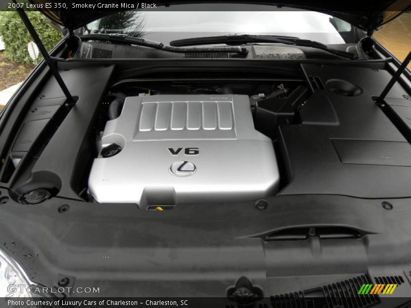 Smokey Granite Mica / Black 2007 Lexus ES 350