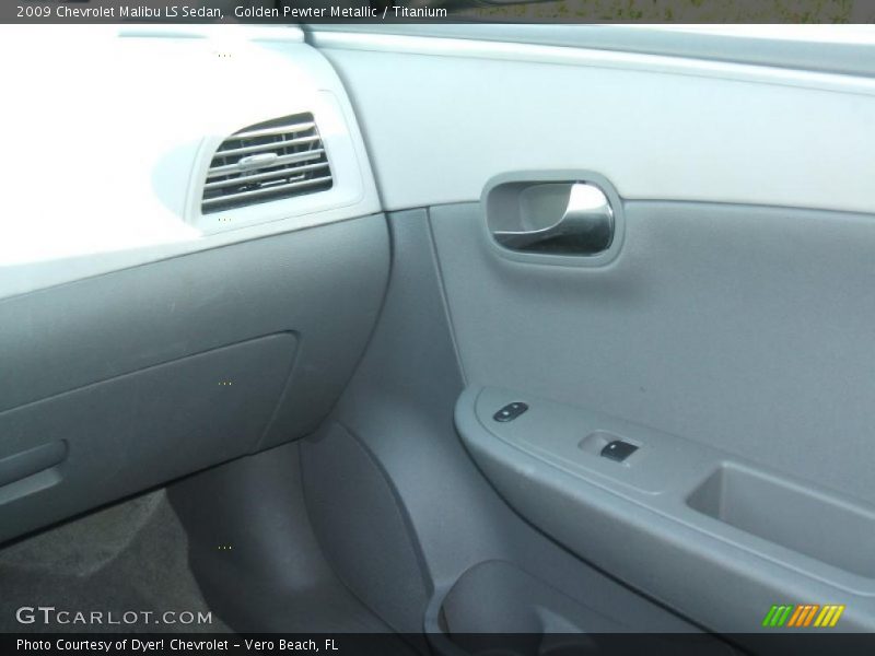 Golden Pewter Metallic / Titanium 2009 Chevrolet Malibu LS Sedan