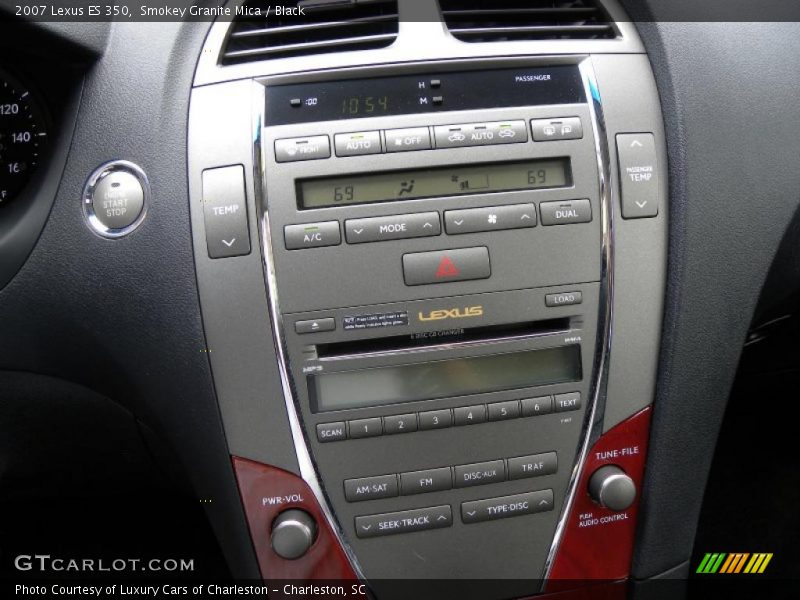 Smokey Granite Mica / Black 2007 Lexus ES 350