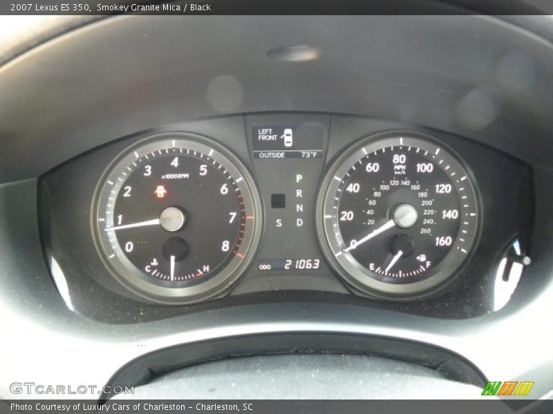 Smokey Granite Mica / Black 2007 Lexus ES 350