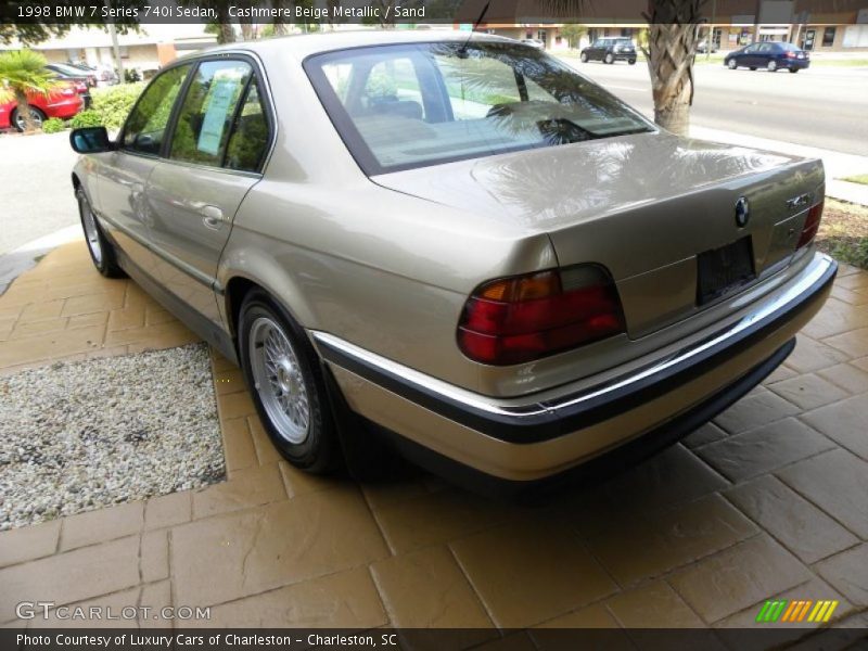 Cashmere Beige Metallic / Sand 1998 BMW 7 Series 740i Sedan