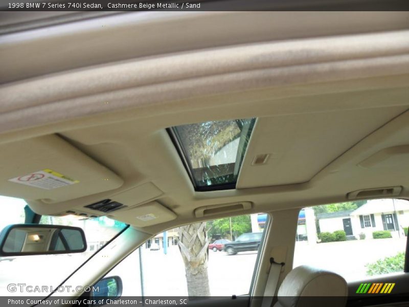 Cashmere Beige Metallic / Sand 1998 BMW 7 Series 740i Sedan