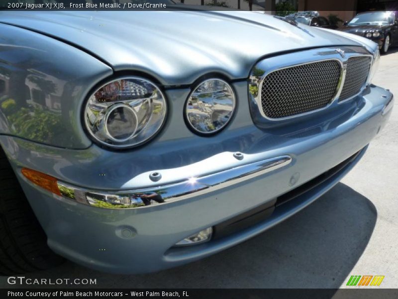 Frost Blue Metallic / Dove/Granite 2007 Jaguar XJ XJ8