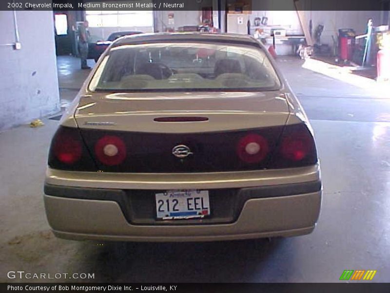 Medium Bronzemist Metallic / Neutral 2002 Chevrolet Impala