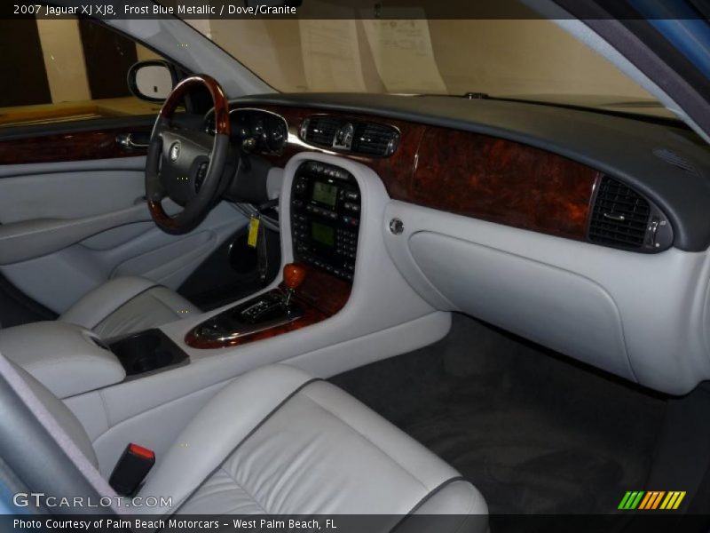 Frost Blue Metallic / Dove/Granite 2007 Jaguar XJ XJ8