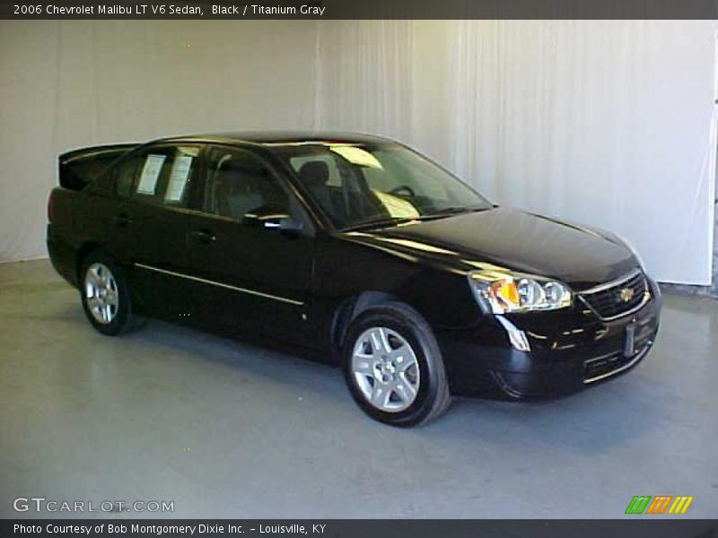 Black / Titanium Gray 2006 Chevrolet Malibu LT V6 Sedan