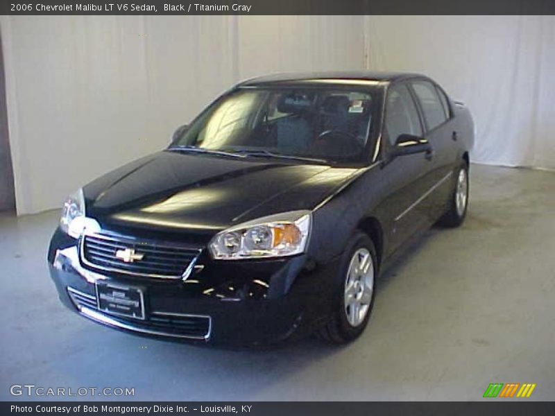 Black / Titanium Gray 2006 Chevrolet Malibu LT V6 Sedan